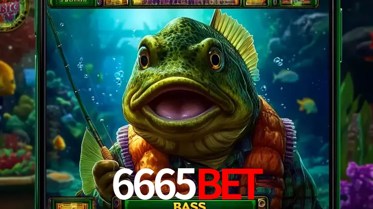 Personagem de peixe pescador do popular jogo de slot com tema de pescaria, uma das emocionantes opções de caça-níqueis para jogar e ganhar no cassino 6665BET.